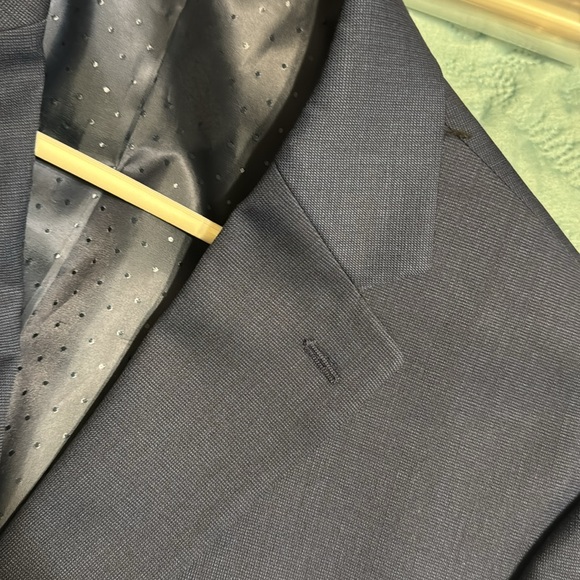 NWOT Mens Navy Blue blazer by Michael Strahan. Size 42 regular. - Picture 12 of 12